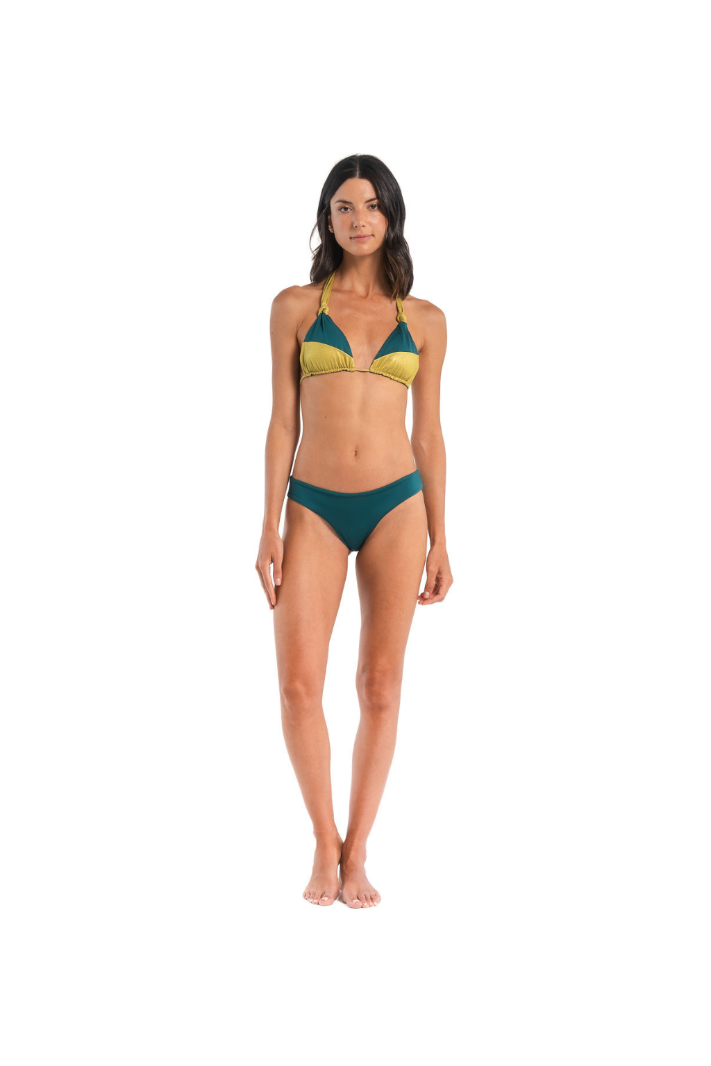 Senia Triangle Bikini + boibá Pareo Aqua Bundle