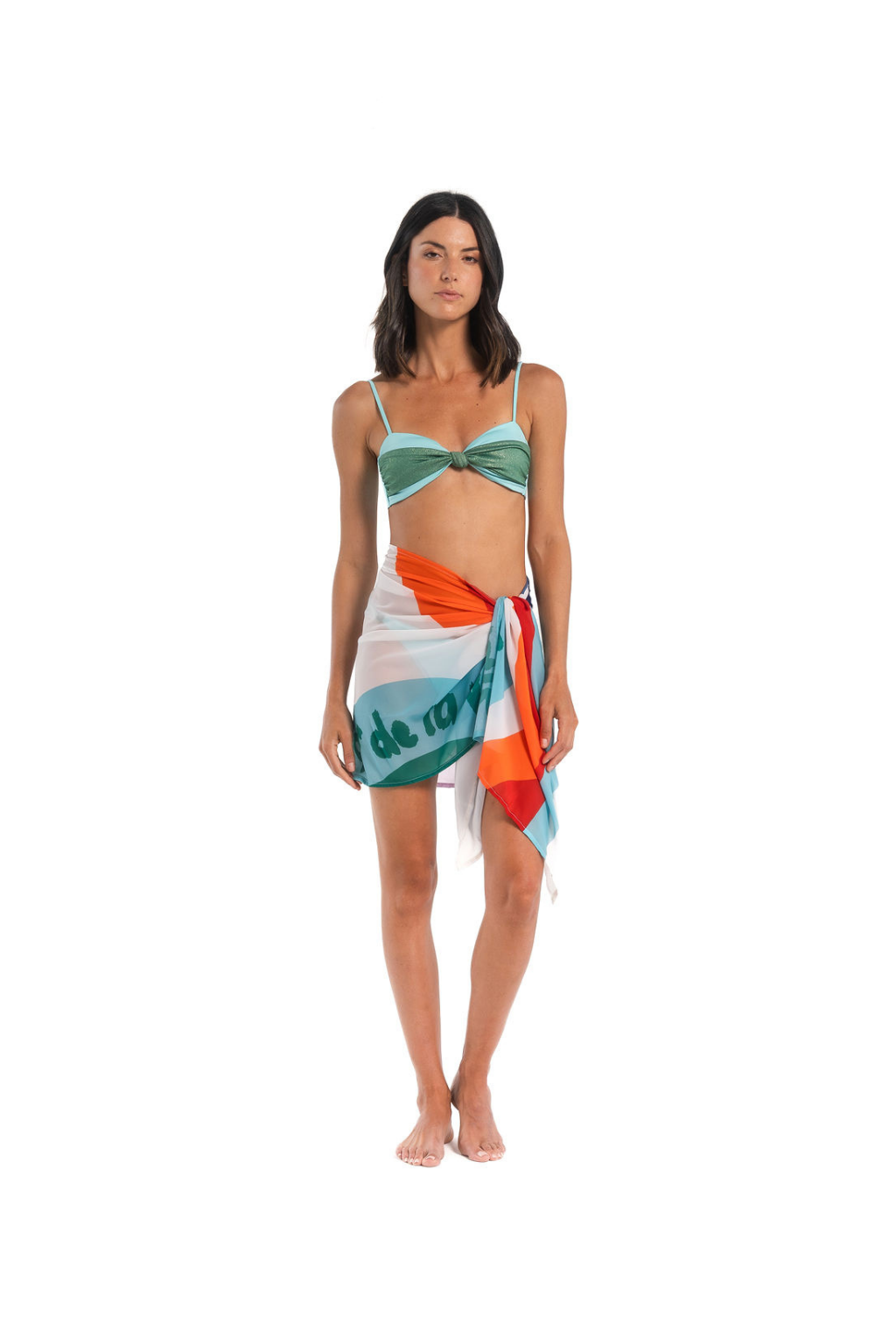 Wavy Mini Pareo Multicolor