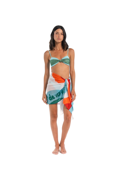 Wavy Mini Pareo Multicolor