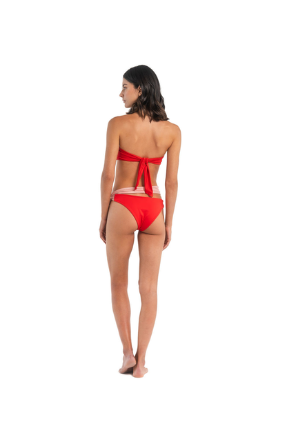 Elia Strapless Bikini Red