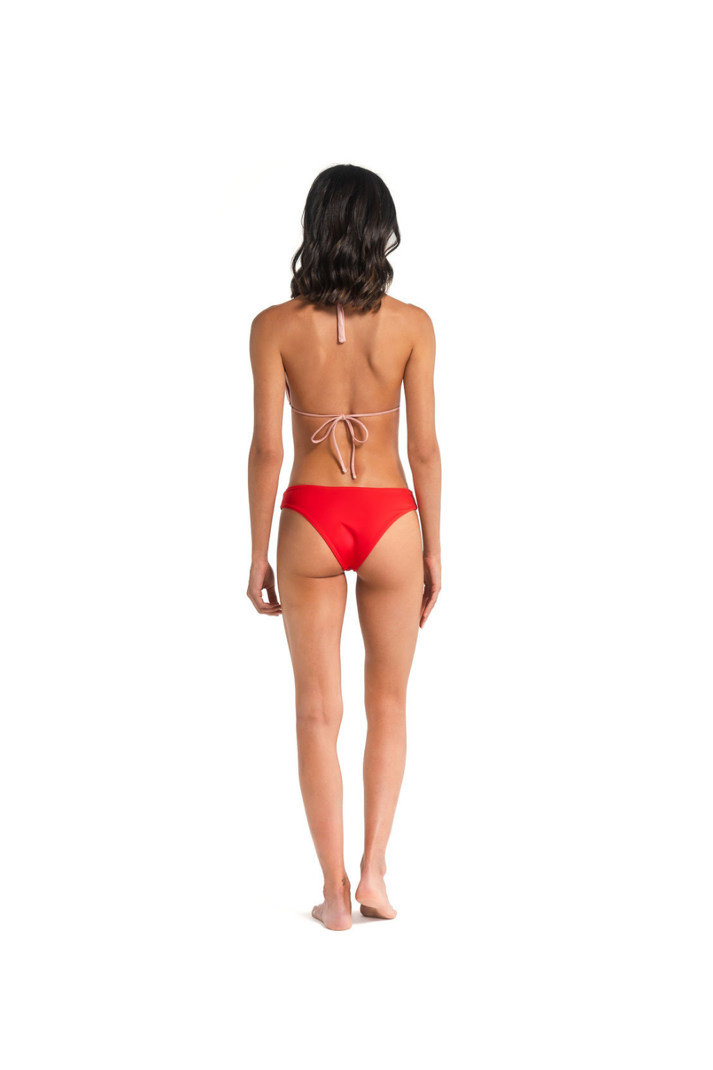 Senia Triangle Bikini Red