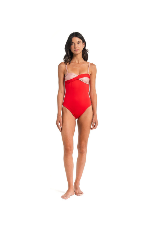 Lena One-Piece Red