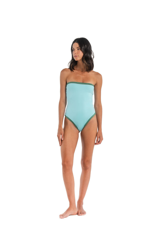 Tina One-piece Cyan
