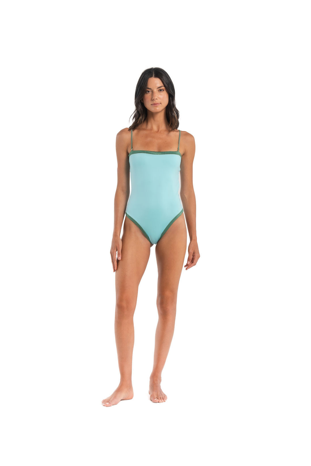 Tina One-piece Cyan