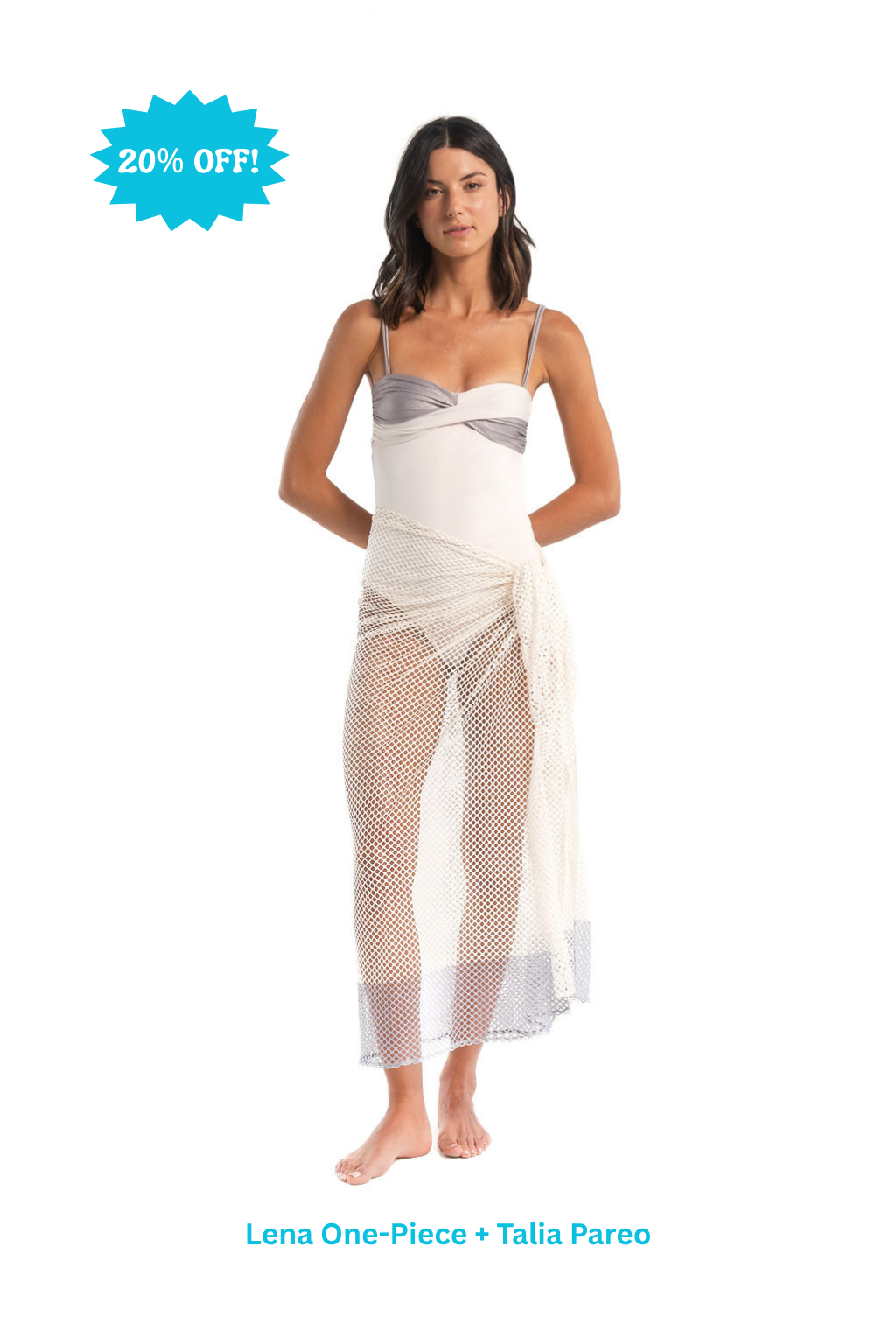 Lena One-Piece + Talia Pareo Bundle
